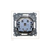 Buttons for the double switch, (rocker), Simon 24, IP20/IP44, antibacterial white