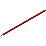 Silicone-switching strand, extremely flexible, halogen free, Cableline, 0.25 mm², 129 x 0.05 mm, red, outer Ø 2 mm, 61.7604-10022
