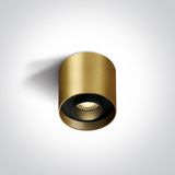 BRUSHED BRASS 8W WW IP20 230V DARK LIGHT