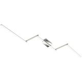 LED ceiling light, alu/chrome, LED/24W