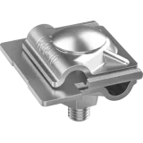 Saddle clamp NIRO(FK MV 8.10 KBF0.7 8 V2A)