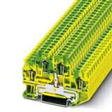 Ground-double-level terminal block STTB 2,5-PE