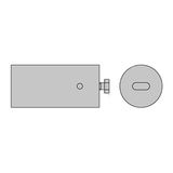 SET OF ROUND WALL BRACKETS FOR OMBRA/NOTTURNO