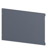 SIVACON, mounting plate, mounting with bracket, H: 600 mm, W: 900 mm, zinc-plated The SIVACON