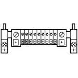 PEN23RS27 PE-(PEN-) rail for fuse enclosure