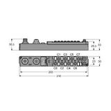 piconet stand-alone module for PROFIBUS-DP 8 Digital PNP Inputs Filter 3 ms   SDPB-0808D-1001
