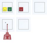 Emergency call set with cover frame, A.x/C.x, light white glossy