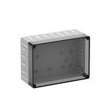 Empty enclosure, transparent, Type of protection IP30, Impact strength IK07, Protection class II, Rated voltage 690V AC, Halogen free