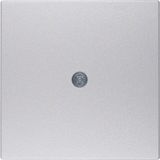 Centre plate for cable out., B.7, al., matt, lacq.