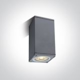 GREY CEILING GU10 10W IP54 100-240V