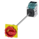 Switch disconnector 3LD3, Iu 16 A main control switch 3-pole + N