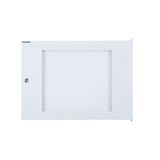 Metal door perforated for wallmounting S-RACK  9U, W=600