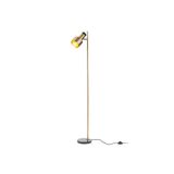 DIVINA floor brass/black marble decor 230V E27 5W