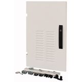 XSDMLV40604 Device area door, ventilated, IP42, left, HxW=600x425mm, grey