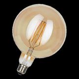 LED Filament G150 E27 240V 8W 2200K Gold DIM