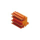 PCB plug-in connector, male header, open side, THT solder connection, 3.50 mm, Number of poles: 24, 90°, Solder pin length (l): 3.2 mm, tinned, orange, Box