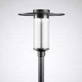 Post-top luminaires Lumantix Zylinder (LTX Z) CLO (switchable) Lens Anthracite ETDD 21W 2600lm 70 asymmetric wide (AB2L) IP65 IK10 5 SDCM 7304451