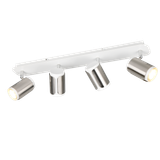 Gillan spotlight 4-pc GU10 brushed steel