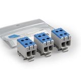 KE66.2T | Tapping terminal block 3 x KE66.2 blue