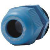 Cable Gland with slats ATEX EXE Polyamide 66 M50 Reductor Blue RAL 501