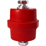 Busbar Insulator SM358R red, h=35mm, M8