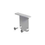 Aluminum end plate 1x end plate including screws