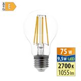 LED bulb 9.5W, E27, 2700K, CRI80, ex. angle 320°, 360° 1055lm