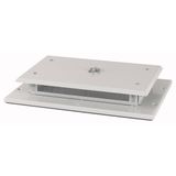 XLST4124 Top Panel, IP42, for WxD = 1200 x 400mm, grey