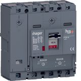 Moulded Case Circuit Breaker h3+ P160 TM ADJ 4P4D N0-100% 40A 40kA CTC
