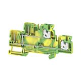 Pluggable terminal, SNAP IN, Green/yellow, 2.5 mm², Number of connecti