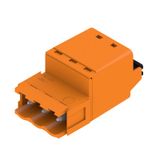 PCB plug-in connector, male plug, 5.08 mm, Number of poles: 3, 180°, PUSH IN with actuator, Box