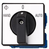 Change-over Switch with central mounting 20A 1-pole