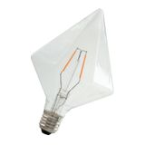 LED Filament Pyramid E27 240V 2W 2200K Dimm