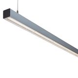 MODUS TS 4000, lenght 1143mm, LED 840, optic wide beam 90°, no dimmable, elox, single assembly