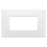 EGO PLATE - IN TECHNOPOLYMER - 4 MODULES - SATIN WHITE - CHORUSMART