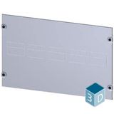 Masking frame 3VM12 (250 A), 3-pole, fixed-mounted drive: direct, front-mounted rotary operator, RCD: without, H: