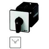 T5-4-90/Z Changeoverswitches, T5, 100 A, rear mounting, 4 contact unit(s), Contacts: 8, 90 °, maintained, Without 0 (Off) position, 1-2, Design number 90