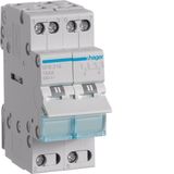 2P 16A Centre Off Changeover , Bottom