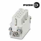 Contact insert (industry plug-in connectors), Female, 250 V, 16 A, Num