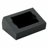 3 gang Noir grey angle box to be used with System 45 3  gang frames