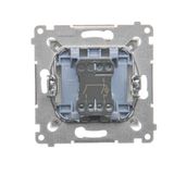 Triple frame, metal, Inox, metallic