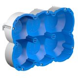 Quickbox noise protection - 3x2 box for cavity walls ø 83mm