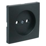 COVER PLATE F/SINGLE PHASE SOCKET GRAY