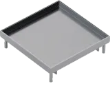tehalite. VE-EE Solid Cover IP54 5kN EKQ16 320x320 25mm Stainless Steel