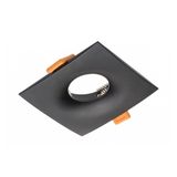 Spot luminaire housing AURORA, IP20, square, black