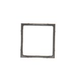 5 gang frame, satin, metallized