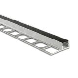 Aluminum profile DP for tiling and paving, 33x11mm, black diffusion, 2m