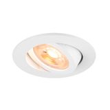 NEW TRIA® 68, recessed ceiling light, round, max. 10W GU10, white