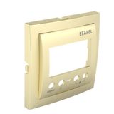 COVER PLATE F/MULTIF CHRONOTHERMOSTAT GOLDEN