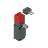 Safety switch with manual mechanical delay